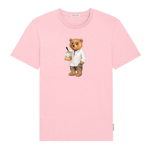 Baron Filou T-shirt T-shirt Uomo in cotone organico Rosa - Francavilla Moda